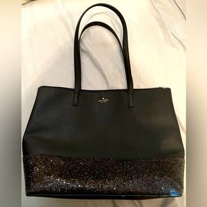 Black Kate Spade Purse with Black Sparkle
